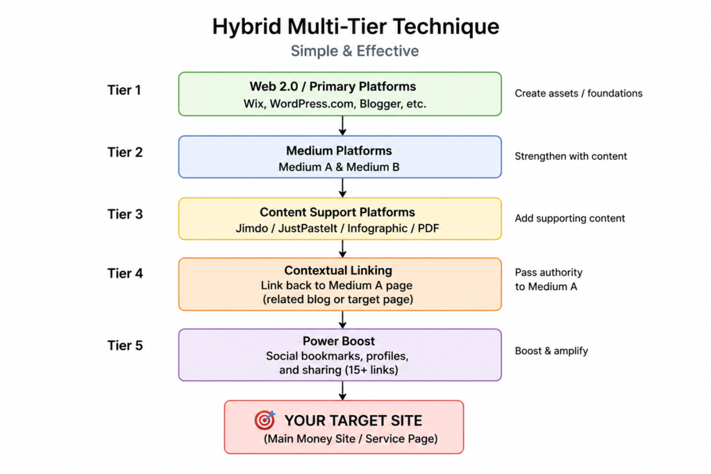 hybrid multi tier network